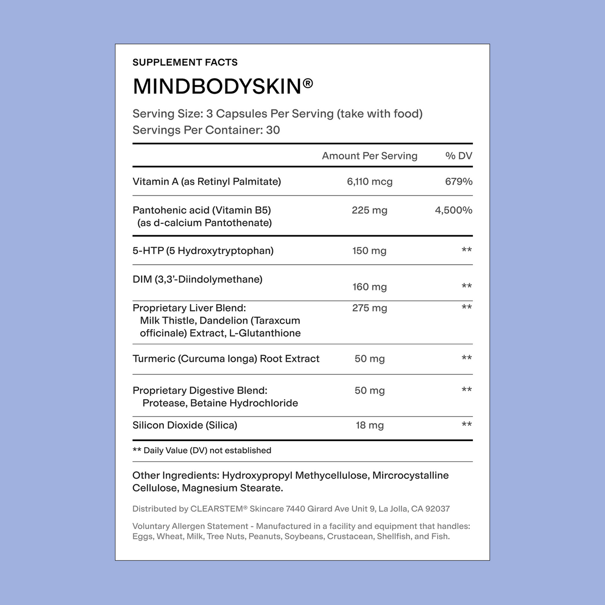 Hormonal Skin & Acne Support Supplement