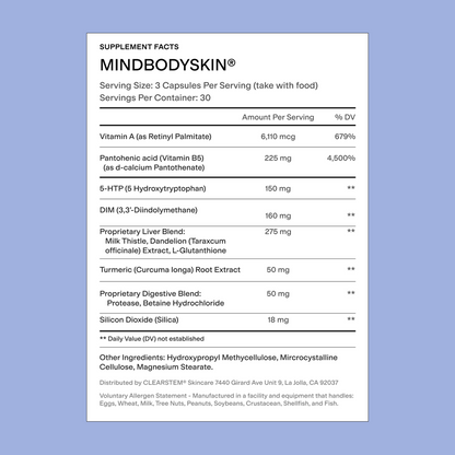 Hormonal Skin & Acne Support Supplement